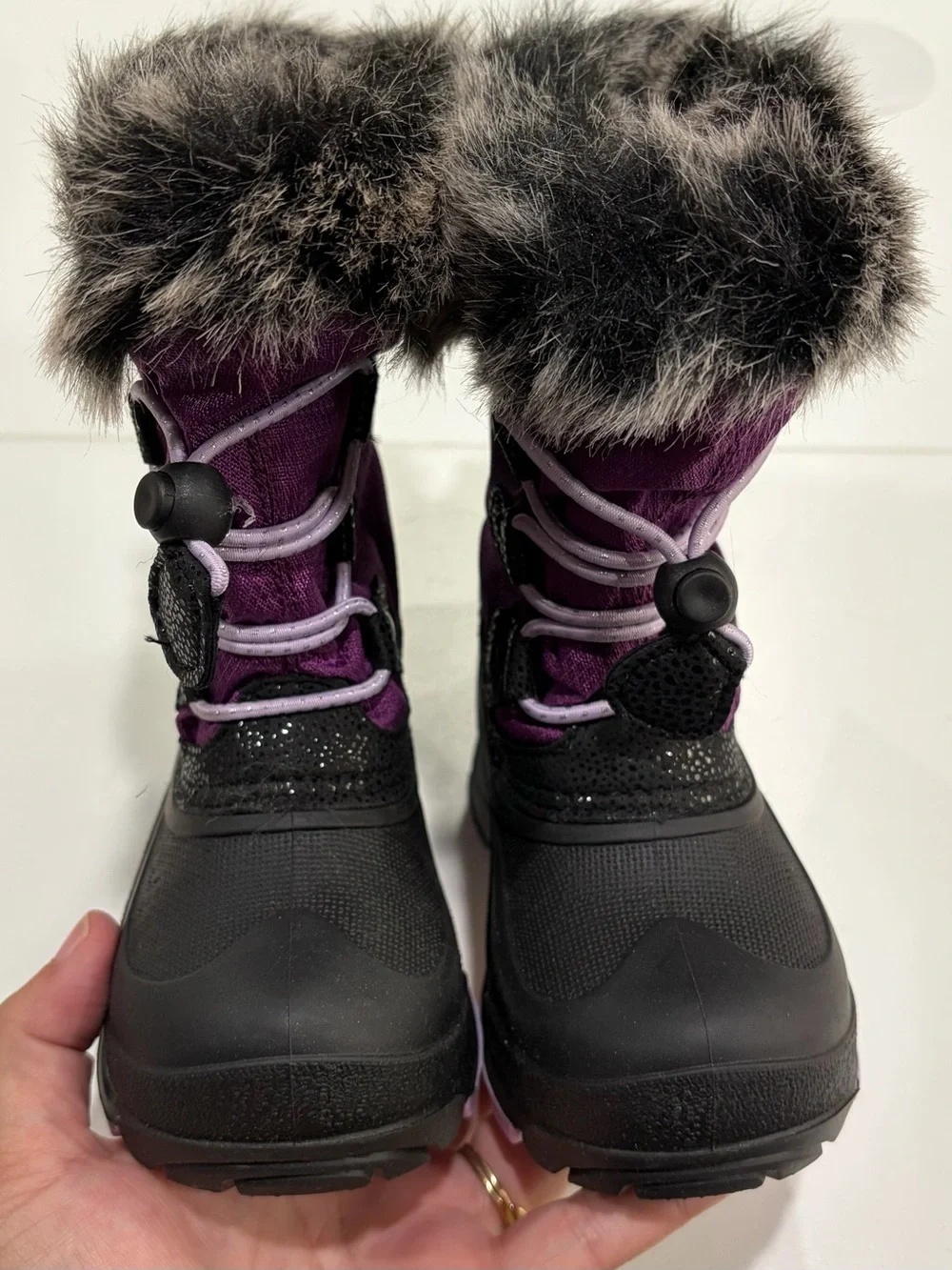 Kamik Kids Toddler's Size 8 Powdery 2 Winter Boots Purple Grape NWT Snow